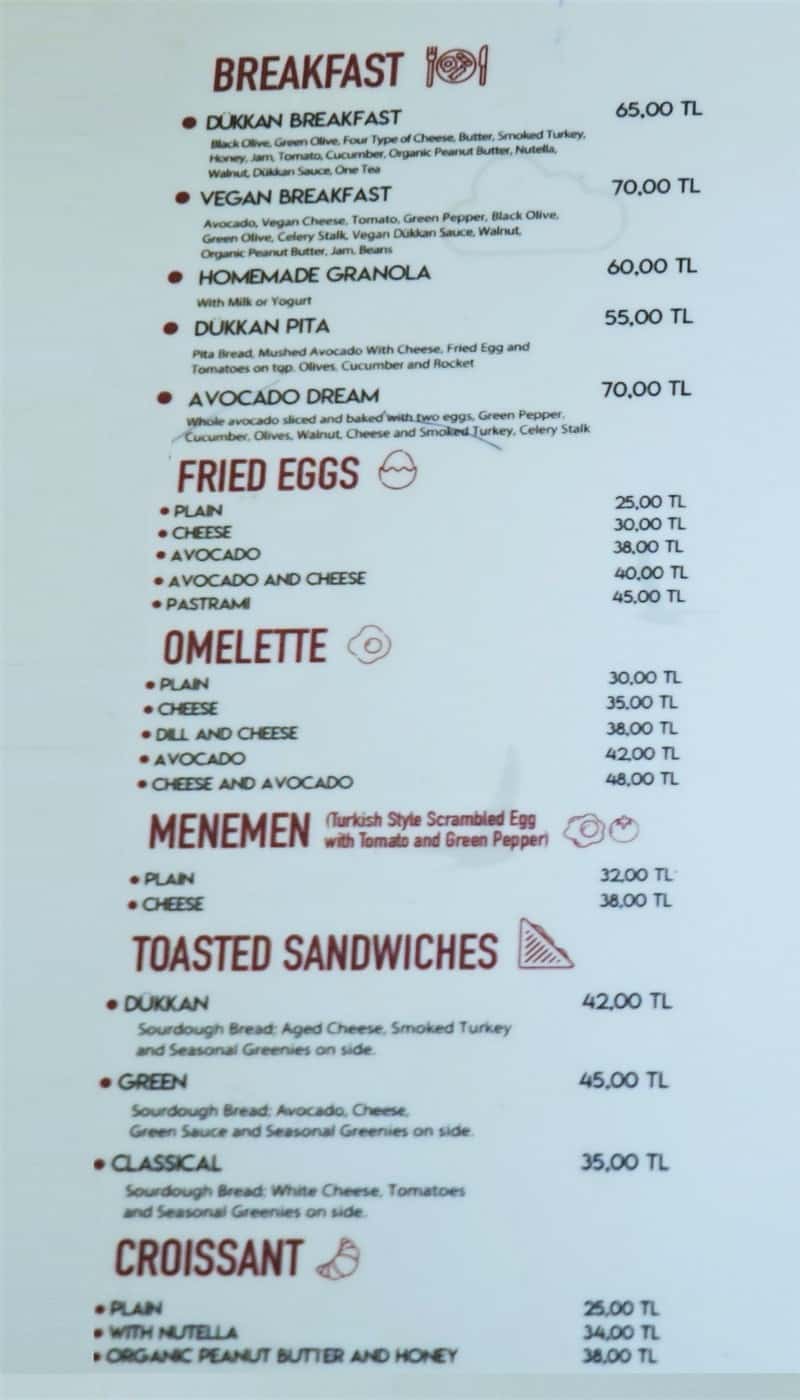 Dukkan Galata Menu (1)