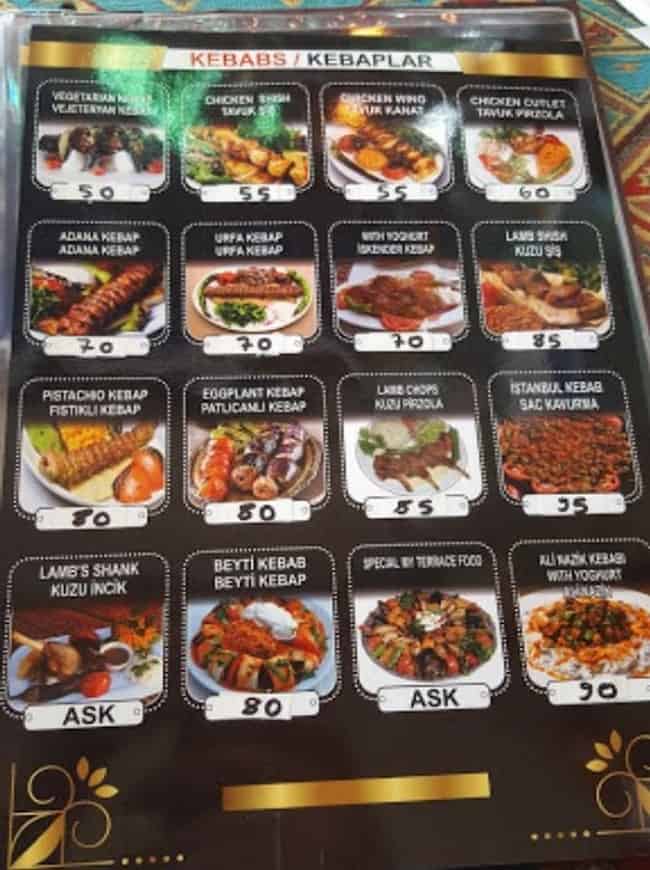 My Terrace Istanbul Menu (2)