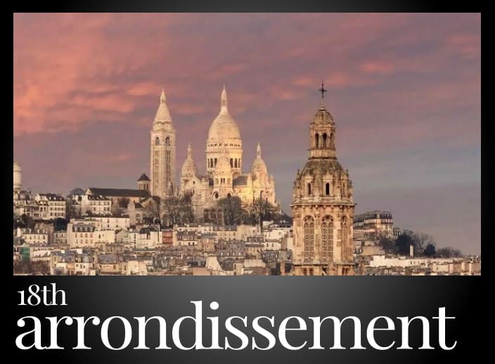 Guide to hotels, restaurants and tourist attractions in the 18th Arrondissement of Paris