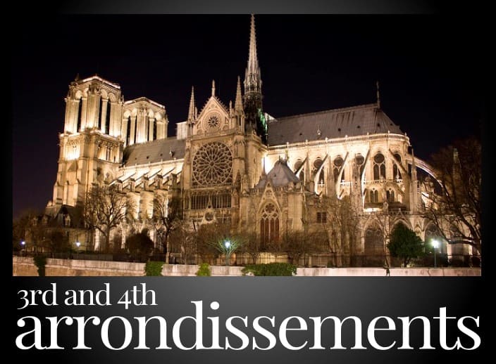 Guide to hotels, restaurants and tourist attractions in the 3rd and 4th Arrondissements of Paris