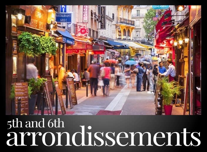 Guide to hotels, restaurants and tourist attractions in the 5th and 6th Arrondissements of Paris