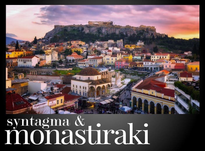 Best restaurants in the neighborhoods of Monastiraki and Syntagma in Athens Greece