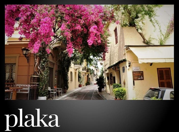 Best restaurants in the neighborhoods of Plaka in Athens Greece