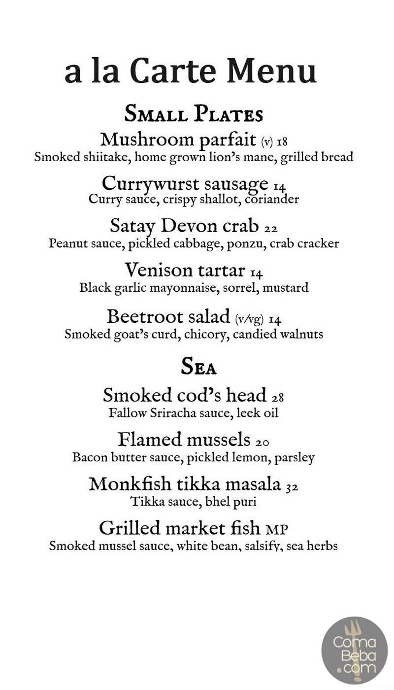 Fallow London Menu p4