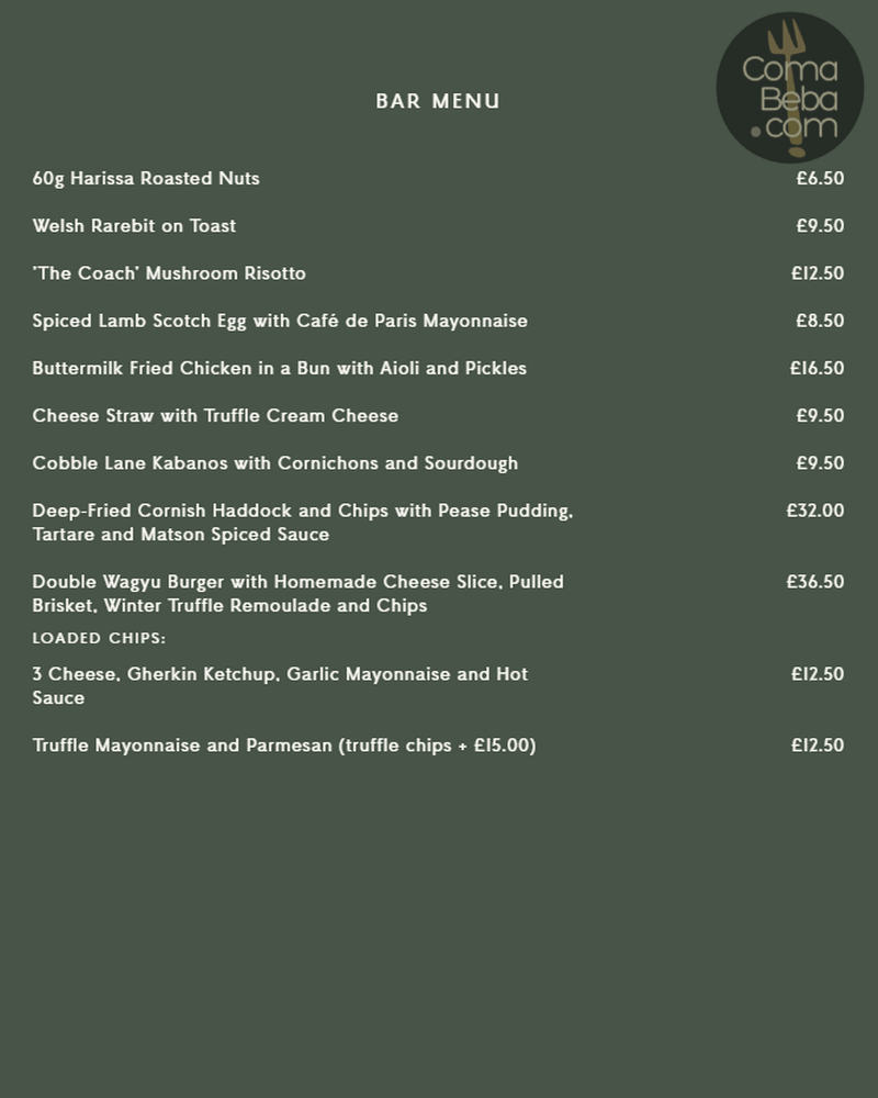 Kerridge’s Bar & Grill – London Menu p8