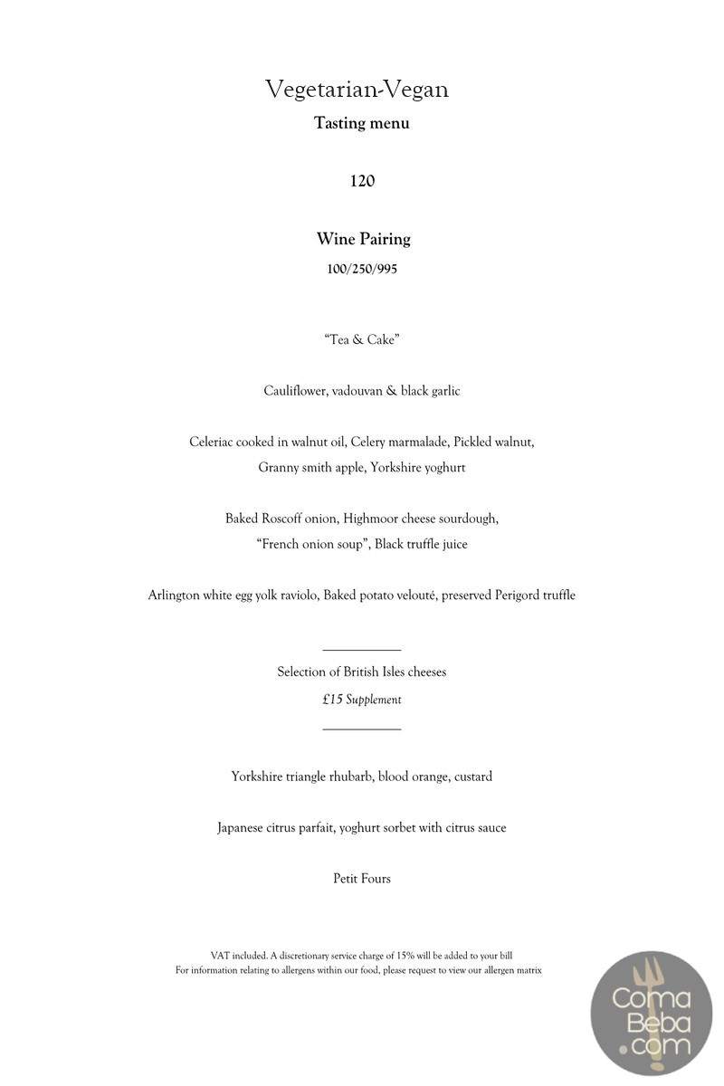 Pollen Street Social London Menu p6